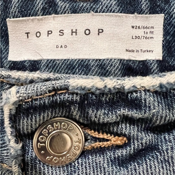 TOPSHOP Dad Jean 26 x 30 - Picture 5 of 6